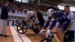 Mens Sprint Final  2014 UCI Track Worlds [upl. by Gairc]