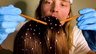 Removing Lice From Your Hair ASMR [upl. by Isyad234]