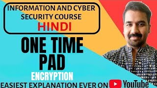 One Time Pad Vernam Cipher Encryption Explained with Solved Example in Hindi [upl. by Mont]