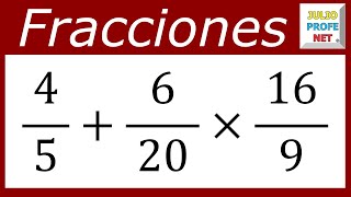 OPERACIONES COMBINADAS CON FRACCIONARIOS  Ejercicio 1 [upl. by Anotyal481]