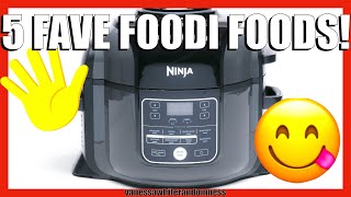 TOP 5 NINJA FOODI RECIPES 😋  EASY DINNERS IN THE NINJA FOODI 🍽 [upl. by Nnylatsyrk]