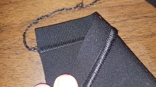 Flatlocking on a Finishing Touch 14SH654 Serger [upl. by Eniamrehc613]