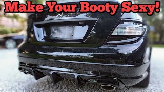 Install a Rear Diffuser on Your Mercedes [upl. by Jahncke598]