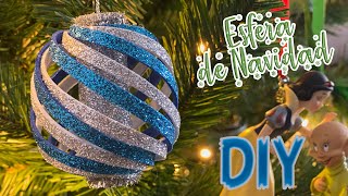 🎄DIY  ESFERA DE NAVIDAD FÁCIL con GOMA EVAFOAMY [upl. by Baryram671]