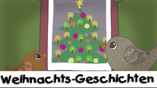 Die Spatzen und der Weihnachtsbaum  WeihnachtsGeschichten für Kinder [upl. by Warenne]