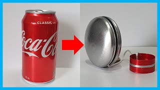 DIY How To Make YoYo From COKE CANS [upl. by Yeldarb]