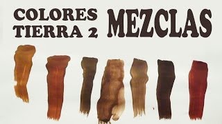 EL MARRÓN MEZCLAS EXACTAS COLORES TIERRA 22 [upl. by Tannenbaum996]