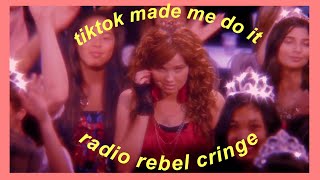 debby ryan being cringey in radio rebel for 6 minutes straight tiktok made me do it [upl. by Kinny]