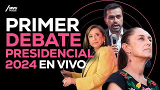 Debate presidencial 2024 Sigue aquí la transmisión en vivo [upl. by Ahtekahs500]