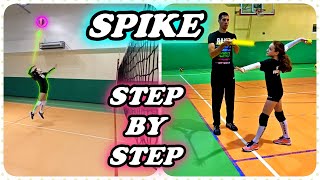 BEST VOLLEYBALL SPIKING DRILLS FOR BEGINNERS EVER [upl. by Dewees38]