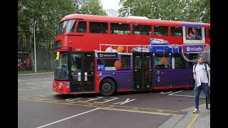 Walthamstow Buses London Londons Buses at Walthamstow Central 22nd August 2021 [upl. by Sinegold]