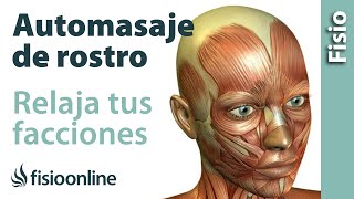 Automasaje de cara o facial  Relaja tus facciones tu cuerpo y tu mente [upl. by Lenz]