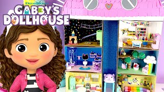 Crafting a Mini Gabbys Dollhouse  GABBYS DOLLHOUSE [upl. by Terrab]