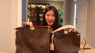 Louis Vuitton Graceful PM and Graceful MM Comparison and review  by Mcraft Leather [upl. by Cornie]