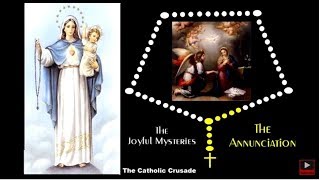 The Joyful Mysteries  VIRTUAL ROSARY  Mondays amp Saturdays [upl. by Colin]