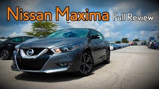 2017 Nissan Maxima Full Review  S SV SL SR SR Midnight amp Platinum [upl. by Merideth]