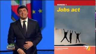 Crozza  Renzi Show in regia Berlusconi [upl. by Enyawal421]