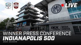 NTT INDYCAR SERIES PostRace Press Conference  108th Indy 500 [upl. by Bannasch]