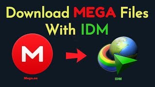 How To Download MEGA Files With IDM Working 2024 [upl. by Ardnaik141]