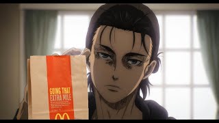 Eren Goes To McDonalds Dubbed [upl. by Borszcz]