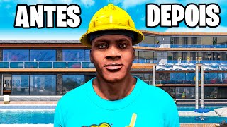 AS REFORMAS DA MANSÃO DO FRANKLIN NO GTA 5  O FILME [upl. by Karia]