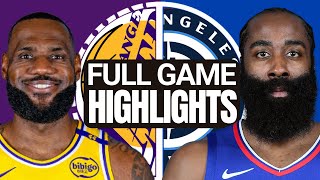 Los Angeles Lakers vs Los Angeles Clippers  Full Game Highlights [upl. by Nawak]