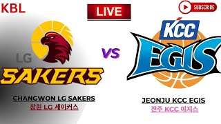 Changwon LG Sakers VS Jeonju KCC Egis [upl. by Pinchas672]