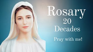 Rosary Prayers  20 Decade Rosary  All Mysteries [upl. by Sidnak]