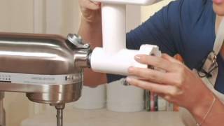 KitchenAid Stand Mixer Meat Grinder Attachment [upl. by Monjan]