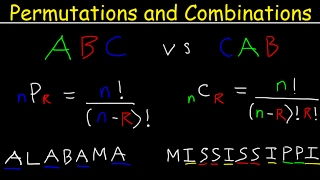 Permutations and Combinations Tutorial [upl. by Ingrim]