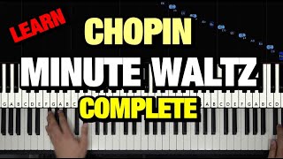 Chopin Waltz Op 64 No 1 Piano Tutorial Minute Waltz [upl. by Onek349]