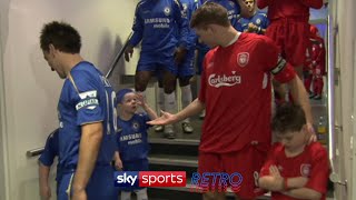 Steven Gerrard pranked by Chelsea mascot [upl. by Nadda764]