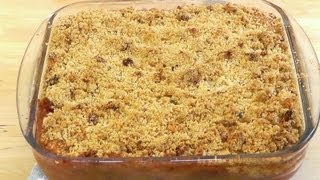 How to Make RHUBARB CRUMBLE  Delicious Recipe [upl. by Tobe244]