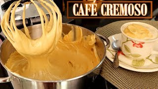 CAFÉ CREMOSO COM APENAS 3 INGREDIENTES I RENDE MUITO [upl. by Nwahsid865]