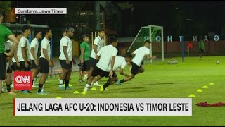 Jelang Laga AFC U20 Indonesia Vs Timor Leste [upl. by Odelle443]