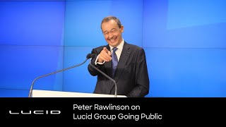 CEO Peter Rawlinson Speaks on Lucid Group Going Public LCID  Lucid Motors [upl. by Jamey215]