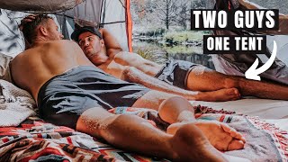 TWO GUYS ONE TENT  OffGrid Adventure [upl. by Siri918]