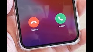 iPhone 11 Pro How to Answer  Decline an Incoming Call [upl. by Anuat]