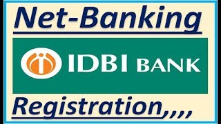 IDBI bank net banking registration online [upl. by Ainat]