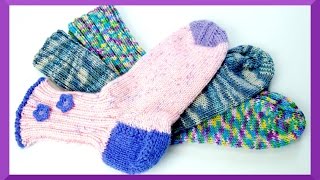 SOCKEN STRICKEN FÜR ANFÄNGER  Anleitung [upl. by Perice368]