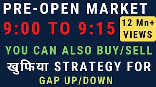 What is Pre Opening Session in Stock Market  How to trade in Pre Open Market [upl. by Eiggam]