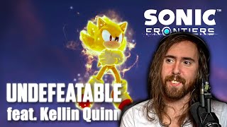 Asmongold Reacts to Sonic Frontiers OST  quotUndefeatablequot [upl. by Zetnod799]