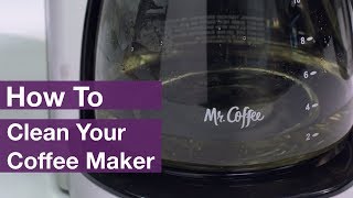 How to Clean Mr Coffee® Coffee Makers [upl. by Gayla]