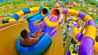 Andamanda Phuket  Sliding Rocks Waterslide [upl. by Deidre]