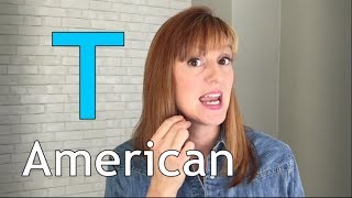 American Accent Training  American T  Flap T [upl. by Lerak]