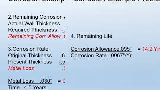 corrosion rate calculation [upl. by Zingg]