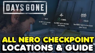 Days Gone  All NERO Checkpoint Locations amp Guide [upl. by Bores]