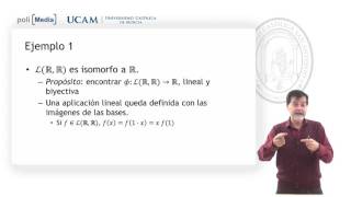 Álgebra Lineal  Isomorfismo entre dos espacios vectoriales Ej 1  Jesús Soto [upl. by Lledor807]