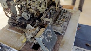 Teletype Model 19  Part 1 A Teletype Arrives for Restoration [upl. by Negam967]