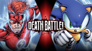 Flash VS Sonic Wally West VS Archie Sonic  DEATH BATTLE [upl. by Ainecey]